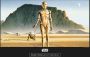 Komar Wanddecoratie Star Wars Classic RMQ Droids Wanddecoratie voor de kinderkamer zonder lijst (1 stuk) - Thumbnail 1