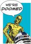 Komar Wanddecoratie Star Wars Classic stripverhaal aandeel Droids Wanddecoratie voor de kinderkamer zonder lijst (1 stuk) - Thumbnail 1