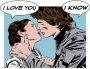 Komar Wanddecoratie Star Wars Classic stripverhaal aandeel Leia Han Wanddecoratie voor de kinderkamer zonder lijst (1 stuk) - Thumbnail 1