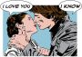 Komar Wanddecoratie Star Wars Classic stripverhaal aandeel Leia Han Wanddecoratie voor de kinderkamer zonder lijst (1 stuk) - Thumbnail 1