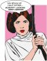 Komar Wanddecoratie Star Wars Classic stripverhaal aandeel Leia Wanddecoratie voor de kinderkamer zonder lijst (1 stuk) - Thumbnail 1