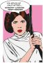 Komar Wanddecoratie Star Wars Classic stripverhaal aandeel Leia Wanddecoratie voor de kinderkamer zonder lijst (1 stuk) - Thumbnail 1