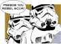 Komar Wanddecoratie Star Wars Classic stripverhaal aandeel Stormtrooper - Thumbnail 1