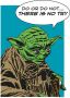 Komar Wanddecoratie Star Wars Classic stripverhaal aandeel Yoda Wanddecoratie voor de kinderkamer zonder lijst (1 stuk) - Thumbnail 1