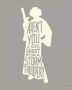 Komar Wanddecoratie Star Wars Silhouette Quotes Leia Wanddecoratie voor de kinderkamer zonder lijst (1 stuk) - Thumbnail 1