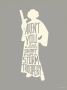 Komar Wanddecoratie Star Wars Silhouette Quotes Leia Wanddecoratie voor de kinderkamer zonder lijst (1 stuk) - Thumbnail 1