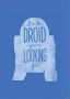 Komar Wanddecoratie Star Wars Silhouette Quotes R2D2 Wanddecoratie voor de kinderkamer zonder lijst (1 stuk) - Thumbnail 1