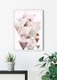 Komar Wanddecoratie Triangles Red Wanddecoratie zonder lijst (1 stuk) - Thumbnail 1