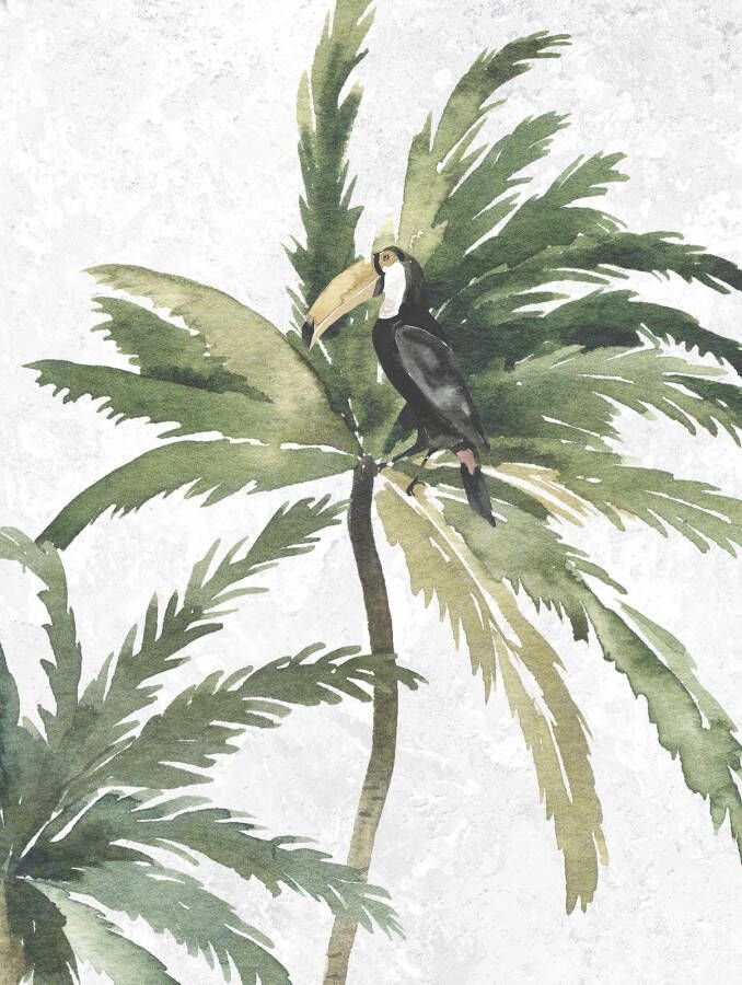 Komar Wanddecoratie Tropical Toucan Wanddecoratie zonder lijst (1 stuk)