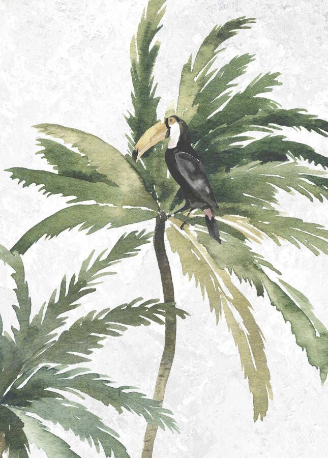 Komar Wanddecoratie Tropical Toucan Wanddecoratie zonder lijst (1 stuk)