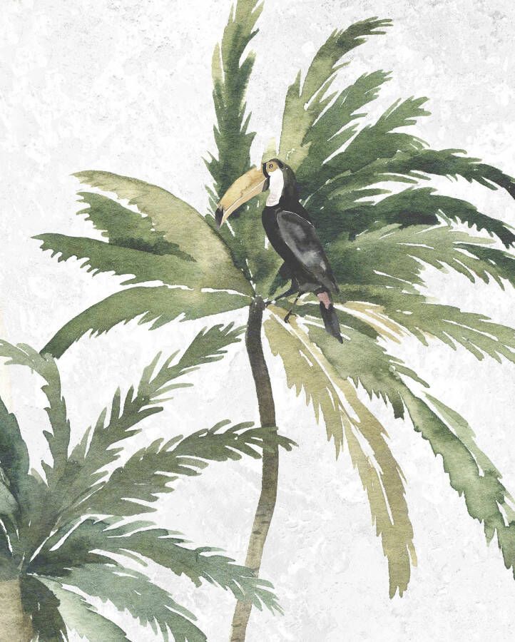 Komar Wanddecoratie Tropical Toucan Wanddecoratie zonder lijst (1 stuk)