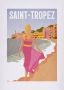 Komar Wanddecoratie Vintage Travel Saint-Tropez Wanddecoratie zonder lijst (1 stuk) - Thumbnail 1