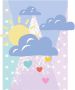 Komar Wanddecoratie Winnie the Pooh Clouds Wanddecoratie voor de kinderkamer zonder lijst (1 stuk) - Thumbnail 1