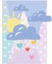 Komar Wanddecoratie Winnie the Pooh Clouds Wanddecoratie voor de kinderkamer zonder lijst (1 stuk) - Thumbnail 1