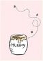 Komar Wanddecoratie Winnie the Pooh Hunny Pot Wanddecoratie voor de kinderkamer zonder lijst (1 stuk) - Thumbnail 1