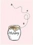 Komar Wanddecoratie Winnie the Pooh Hunny Pot Wanddecoratie voor de kinderkamer zonder lijst (1 stuk) - Thumbnail 1