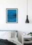 Komar Wanddecoratie Word Lake Reflection blue Wanddecoratie zonder lijst (1 stuk) - Thumbnail 1