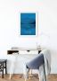 Komar Wanddecoratie Word Lake Reflection blue Wanddecoratie zonder lijst (1 stuk) - Thumbnail 1