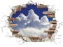 Komar Wandfolie Break Out Clouds 100x70 cm (breedte x hoogte) zelfklevende wandfolie (1 stuk) - Thumbnail 1