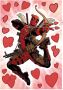 Komar Wandfolie Deadpool Lovepool 50x70 cm (breedte x hoogte) zelfklevende wandtattoo (17-delig) - Thumbnail 1