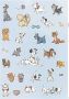 Komar Wandfolie Disney Cats and Dogs 50x70 cm (breedte x hoogte) zelfklevende wandtattoo (27-delig) - Thumbnail 1