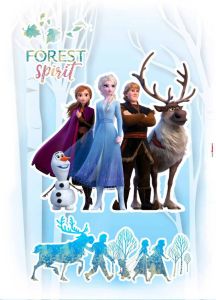 Komar Wandfolie Forest Spirit zelfklevend restloos afneembaar (4 stuks)