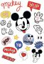 Komar Wandfolie Ist a Mickey Thing 50x70 cm (breedte x hoogte) zelfklevende wandtattoo (set) - Thumbnail 1