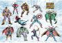 Komar Wandfolie Marvel Comics Collection 100x70 cm (breedte x hoogte) zelfklevende wandfolie (11-delig) - Thumbnail 1