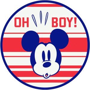 Komar Wandfolie Mickey Oh Boy zelfklevend (set 1 stuk)