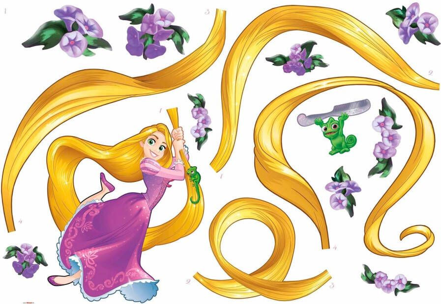 Komar Wandfolie Rapunzel afm. 100 x 70 cm