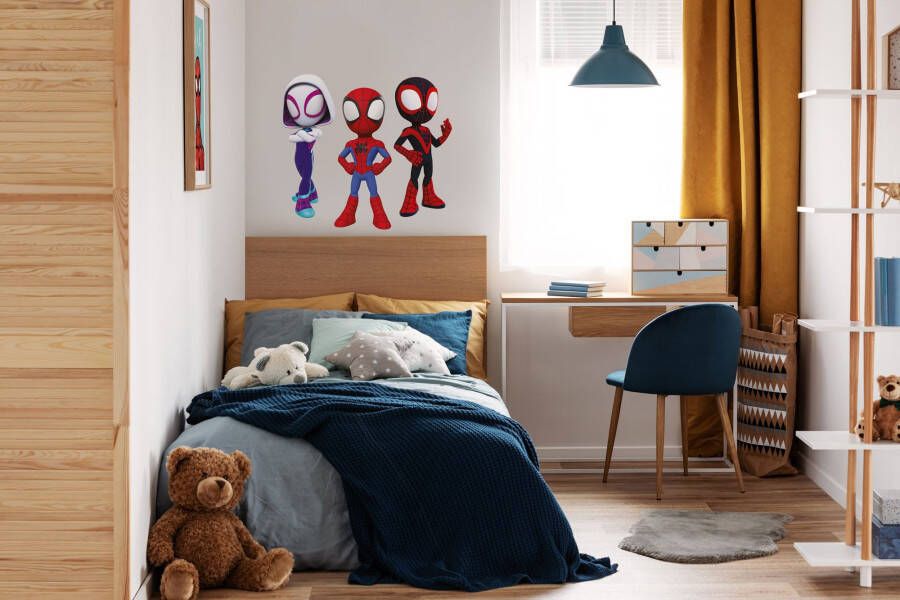 Komar Wandfolie Spidey and His Amazing Friends Trio afm. 50 x 70 cm (3-delig)