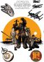 Komar Wandfolie Star Wars Resistance 50x70 cm (breedte x hoogte) zelfklevende wandtattoo (set 8-delig) - Thumbnail 1