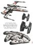 Komar Wandfolie Star Wars Spaceships 100x70 cm (breedte x hoogte) zelfklevende wandfolie (set 5-delig) - Thumbnail 1