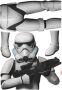 Komar Wandfolie Star Wars Stormtrooper 100x70 cm (breedte x hoogte) zelfklevende wandfolie (4-delig) - Thumbnail 1