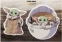 Komar Wandfolie Star Wars The Child zelfklevend wandstickers kinderkamer (2-delig) - Thumbnail 1