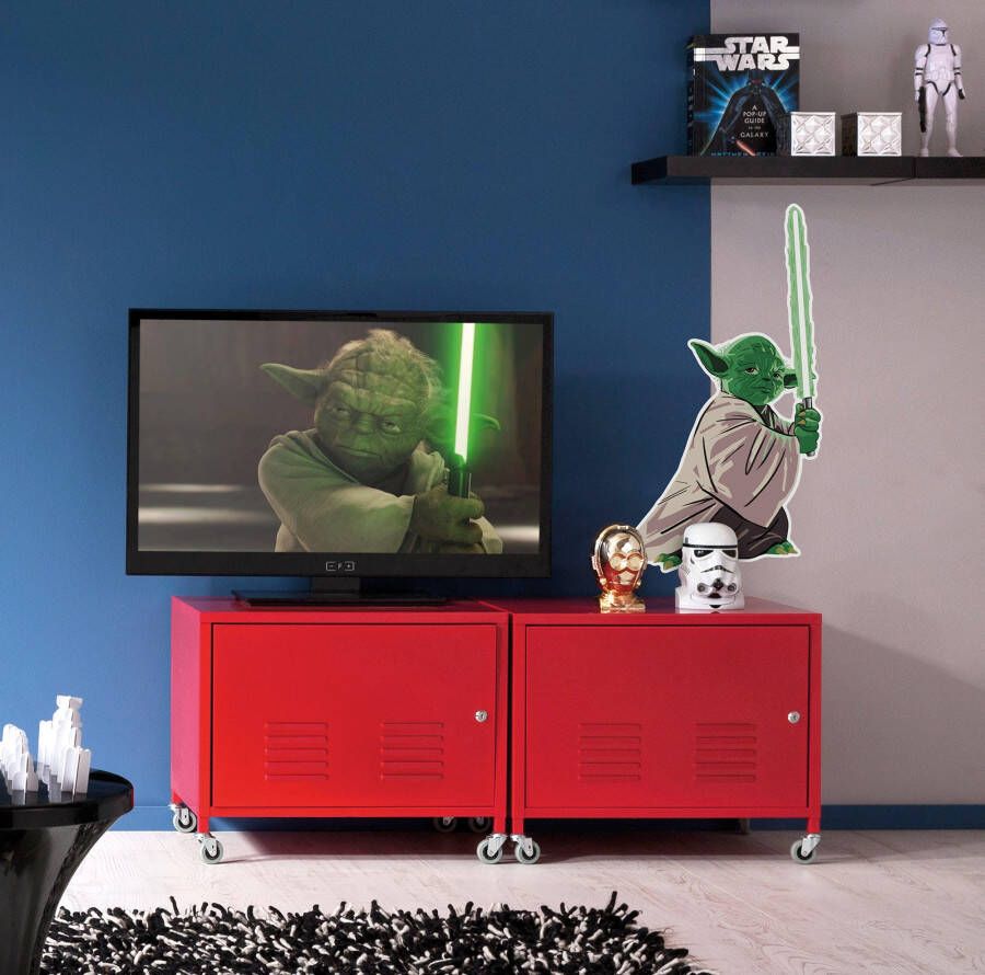 Komar Wandfolie Star Wars Yoda training Session (1 stuk)