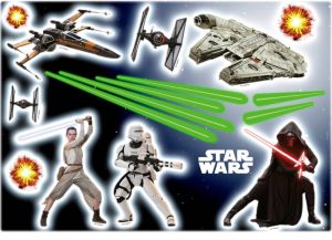 Komar Wandfolie Star Wars zelfklevend restloos afneembaar (set 17 stuks)