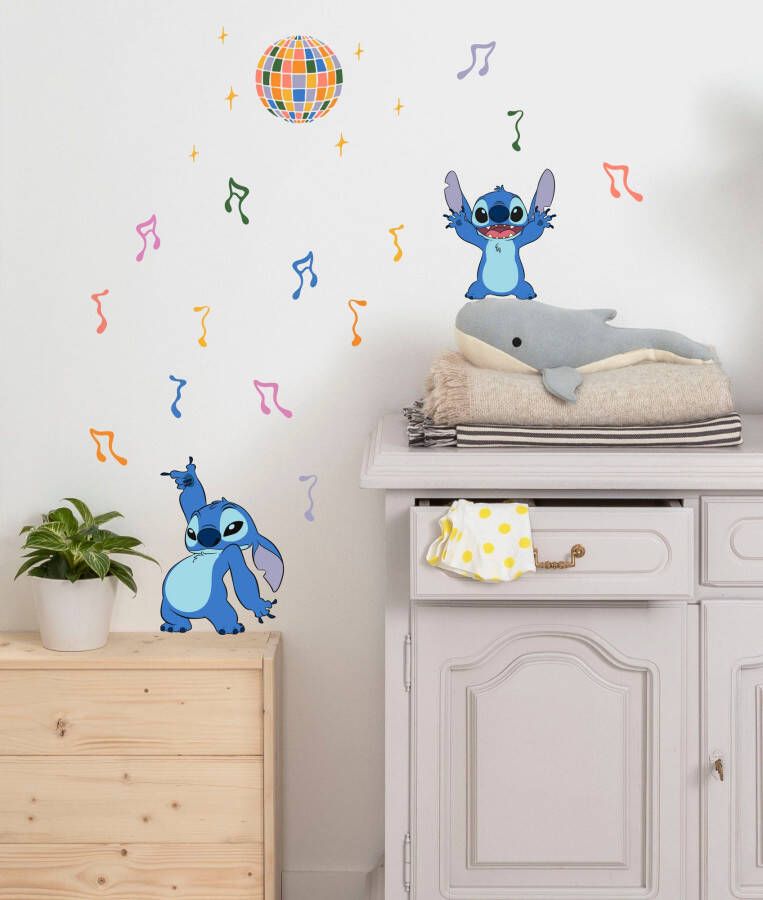 Komar Wandfolie Stitch Music grootte 50 x 70 cm (23-delig)