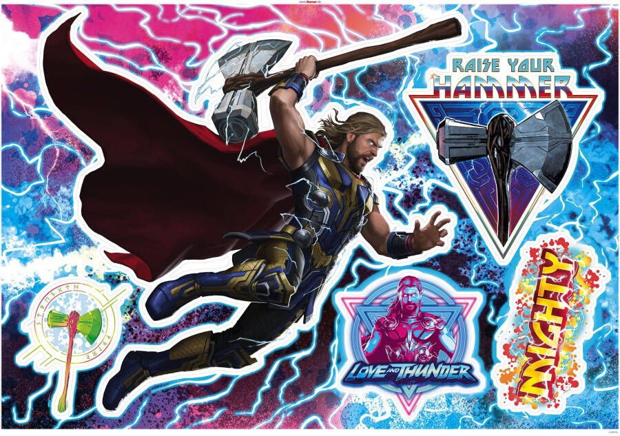 Komar Wandfolie Thor4 Mighty Thor zelfklevend wandstickers kinderkamer