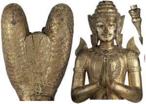 Komar Wandfolie Wandtattoo Buddha Größe 100 x 70 cm (3 stuks)