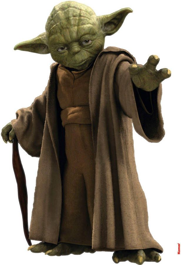 Komar Wandfolie Wandtattoo Star Wars Yoda Größe 100 x 70 cm (1 stuk)