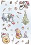 Komar Wandfolie Winnie Pooh Christmas 50x70 cm (breedte x hoogte) zelfklevende wandtattoo (set) - Thumbnail 1