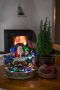 KONSTSMIDE Kerstfiguur Kerst versiering Led-tafereel kerstman met kinderen en slee (1 stuk) - Thumbnail 1