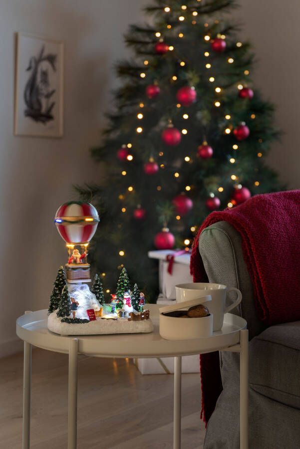 KONSTSMIDE Kerstfiguur Led-heteluchtballon met muziek (1 stuk)