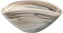 LEONARDO Decoratieve Schaal 27x15 beige zwart ALABASTRO 2-delige set (set 2 stuks) - Thumbnail 1