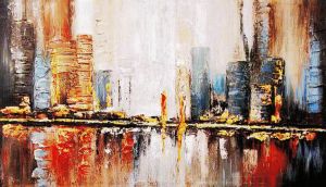My home Schilderij Reflectie