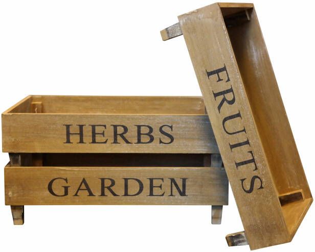 Myflair Möbel & Accessoires Kist Fruit Herbs Garden (set)