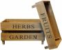 Myflair Möbel & Accessoires Kist Fruit Herbs Garden (set) - Thumbnail 1