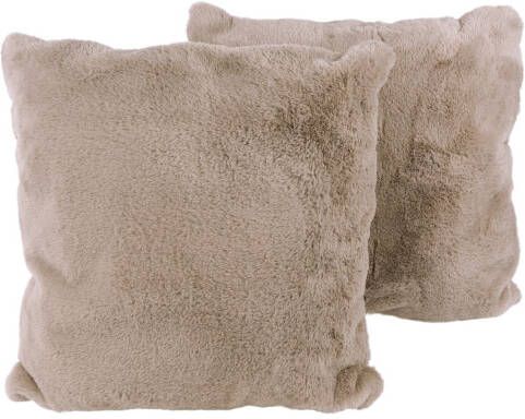 OTTO Kenda Sand Vachtkussen Decoratiekussens Aimee 625 2-pack