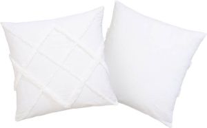 OTTO products Sierkussen Monnia unikleur kussenovertrekken zonder vulling met ritssluiting set van 2 (2 stuks)